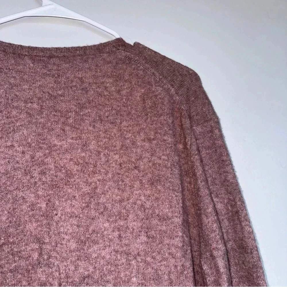 Madewell Kent Cardigan Long Sweater in Coziest Yarn Purple Pink Womens Size S - Picture 7 of 7